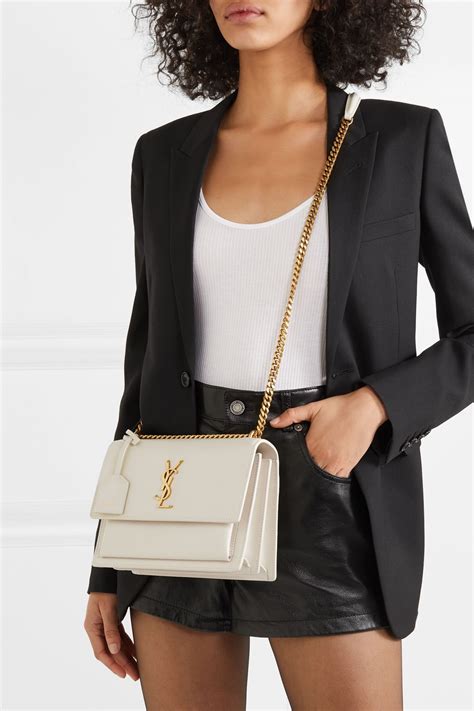 white purse YSL bag